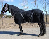 EuroHunter Fleeceloimi Full Neck Musta
