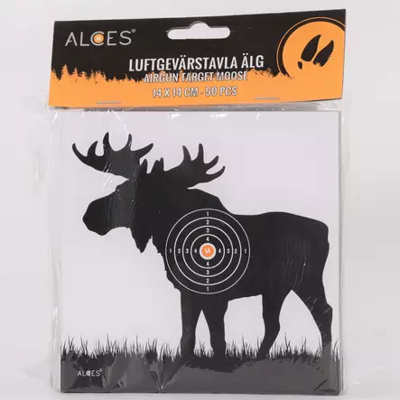 Alces Ilmakivääritaulu 10 14 x 14 cm 50 kpl Hirvi - Ilma-asetarvikkeet - 7340143709730 - 1