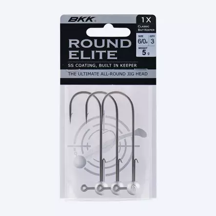 BKK Round Elite-Classic Bait Keeper yli 15g -jigipää - Jigit - 3950001287320 - 1