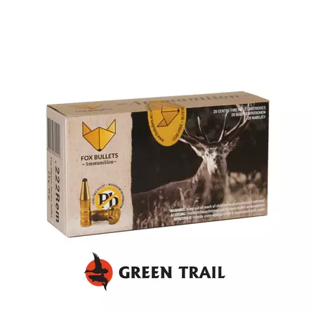 Fox Bullets Classic Hunter 222rem 45gr/2,9g 20kpl Lyijytön metsästyspatruuna - Kiväärit .222-.243 - 3830067345410 - 1