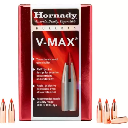 Hornady V-Max .223rem 3,56g 20kpl - Kiväärin kaliiperit .222-.243 - 090255383270 - 2