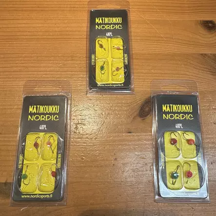 Nordic 1-haarainen mätikoukku 4kpl - Koukut - 3950001292720 - 1