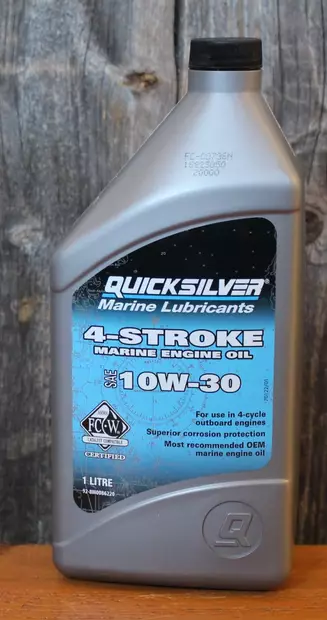 Quicksilver 10W-30 Moottoriöljy 1l - Kalastus - 40-40-7450619330570 - 1
