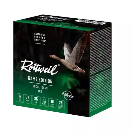 Rottweil Steel Game Edition Goose12/76 #2 / 3,75mm - Haulikon kaliiperi 12/76 - 4000294317040 - 1