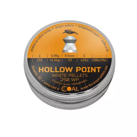 Coal 5,5 mm Hollow Point WP 250 0,95g 250/ras - Ilma-aseen panokset - 163440 - 1