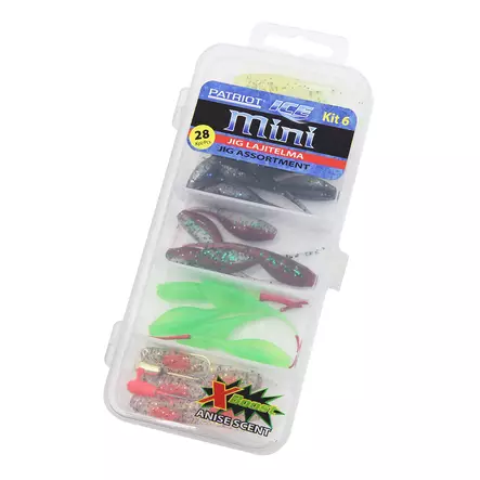 Patriot Ice Mini pilkkijigilajitelma 28kpl 06 - Jigit - 6417512540940 - 1