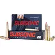 Hornady 450 Bushmaster SUB-X 395gr 25,4g 20 kpl - Muut kiväärin kaliiperit - 129230 - 1