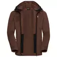Jack Wolfskin M PEAK DISTRICT HOODED FULL ZIP -fleecetakki - Vihreät / Ruskeat takit ja liivit - 4064886550420 - 2