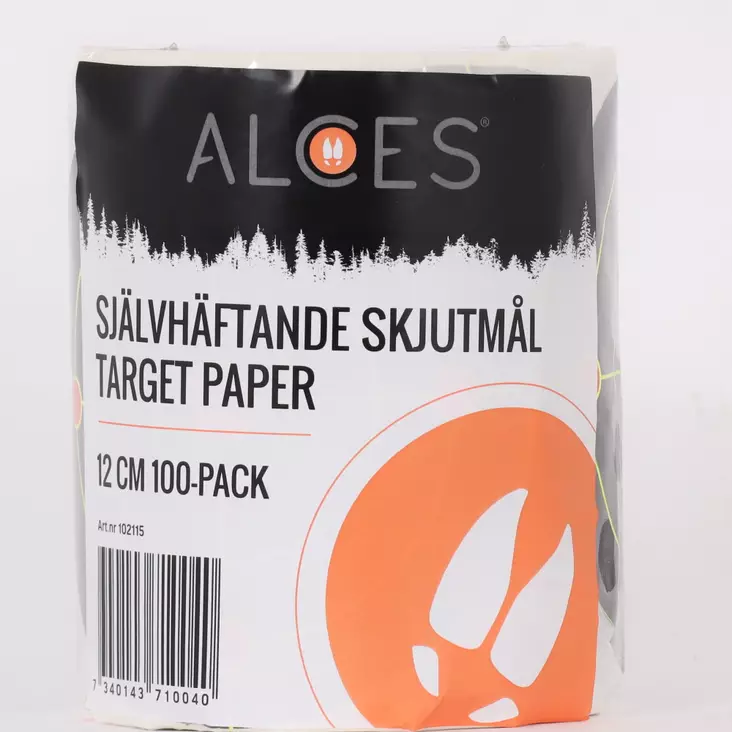 Alces itseliimautuva Merkkaavamaalitaulu 12cm - Ampumatuet ja taulut - 7340143710040 - 2