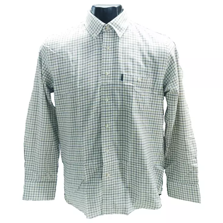 Haunter Shirt Eild White/Green -kauluspaita - Paidat ja neuleet - 7340143713980 - 1
