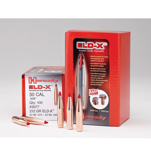 Hornady 7mm ELD-X 2841 175gr 11,4g 100/ras - Luodit ja haulit - 090255228410 - 1