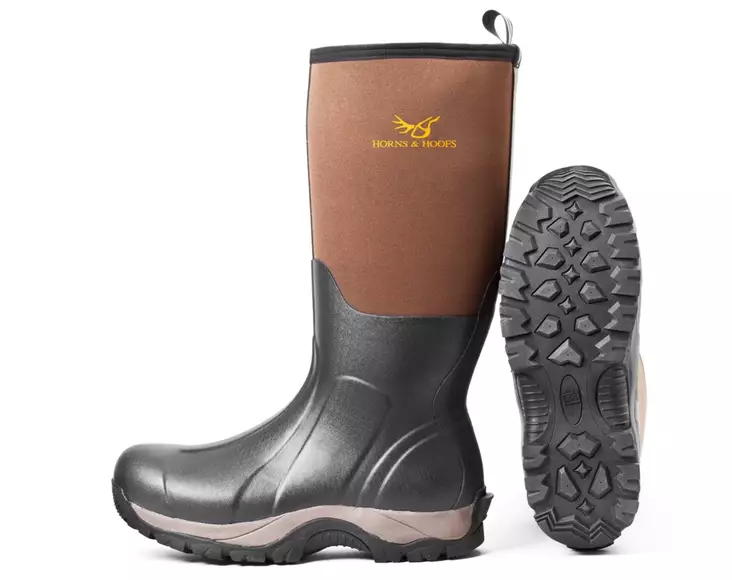 Horns and Hoofs Brown Lämpösaappaat neopreenivarrella - Talvikengät - 3950001248260 - 1