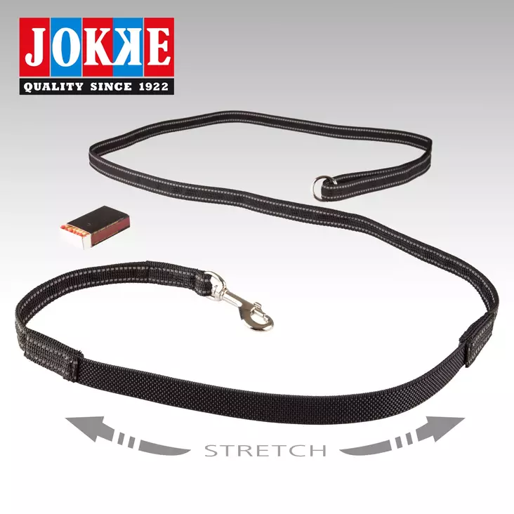 Jokke Expa-joustotalutin 220cm x 25mm pistoolilukolla - Koiran talutushihnat - 6217000100 - 1