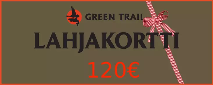 Lahjakortti Arvo 120€ (Käytettävä myymälässä) - Lahjakortit - 3950001268930 - 3