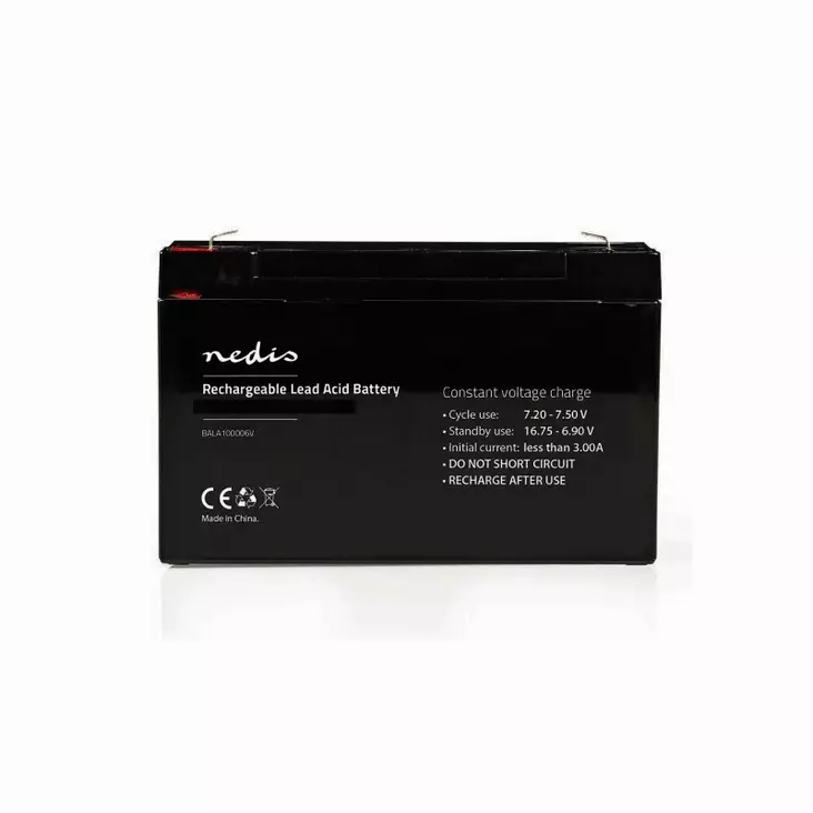 Lyijyhyytelöakku 6V 7,2ah - Riistakamerat - 3950001289690 - 1