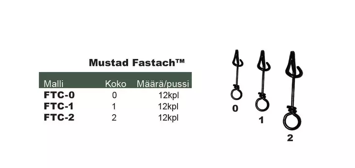 MUSTAD Fastach viehelukko - Kalastajan työkalut ja tarvikkeet - 3950001252380 - 1