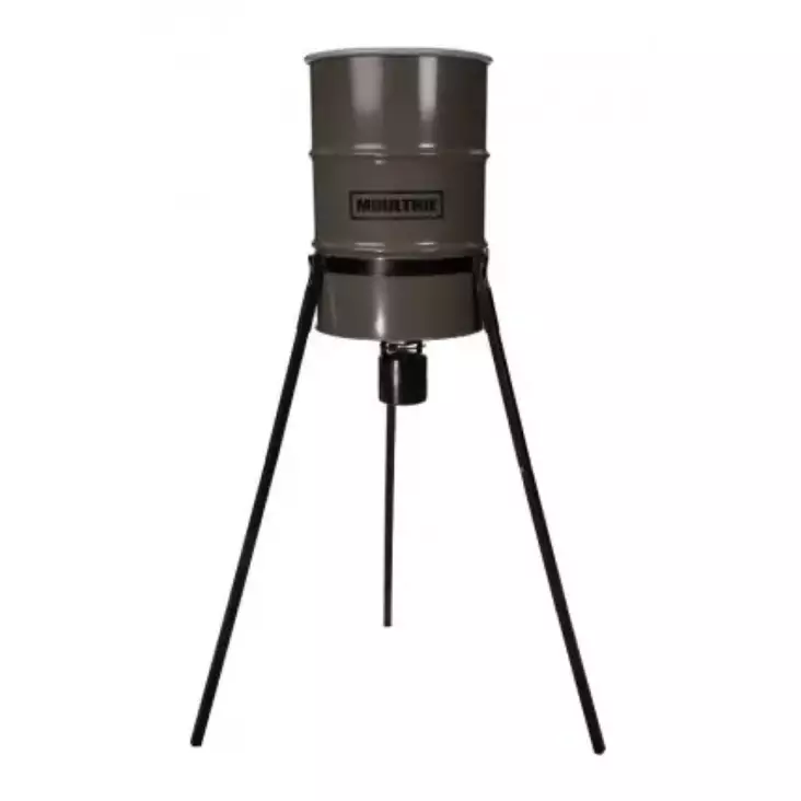 Moultrie ProHunter syöttölaite Tripod, 113l metallisäiliö 6V - Riistan ruokinta - 053695130620 - 1