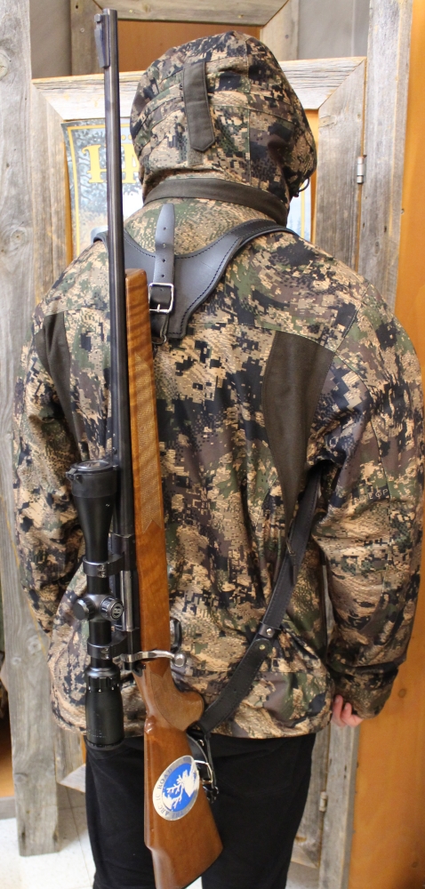 Nahkanasta Kiväärivaljas soljilla - Asepussit ja aselaukut - 3950001238070 - 1