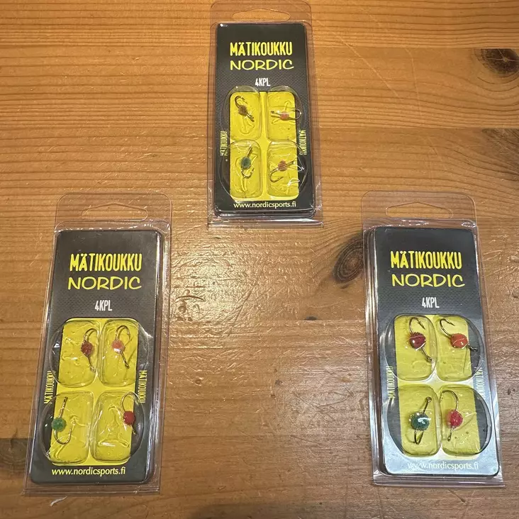 Nordic 1-haarainen mätikoukku 4kpl - Koukut - 3950001292720 - 1