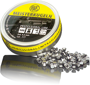 RWS Meisterkugeln 4,5mm - Ilma-aseen panokset - 3950001249250 - 1