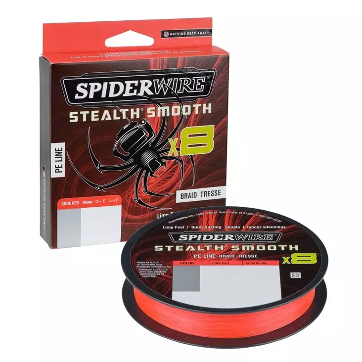 Spiderwire Stealth Smooth 8x code red - Kuitusiimat - 3950001293840 - 1