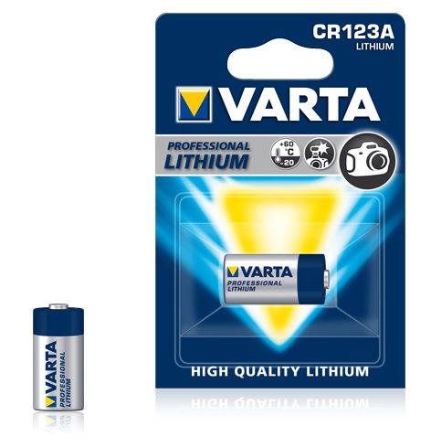 Varta Professional Lithium CR123A 3V Paristo - Akut, laturit ja patterit - 4008496537280 - 1