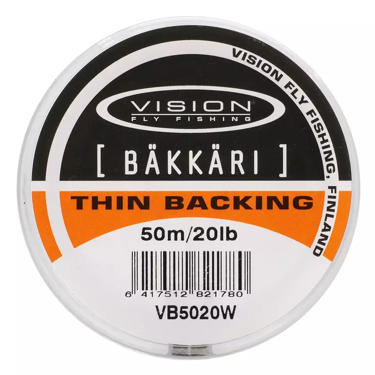 Vision BÄKKÄRI 50m 20lb -pohjasiima - Perhosiimat ja perukkeet - 6417512821780 - 1
