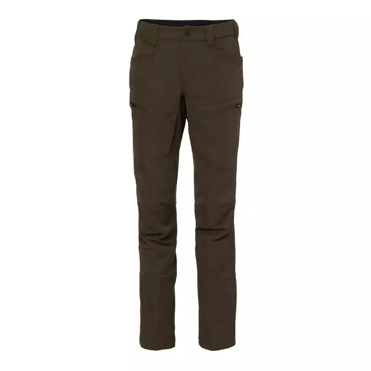 Alaska Chaser Stretch Pants Solid Brown -naisten metsästyshousu - Vihreät / Ruskeat housut - 6438347061820 - 1