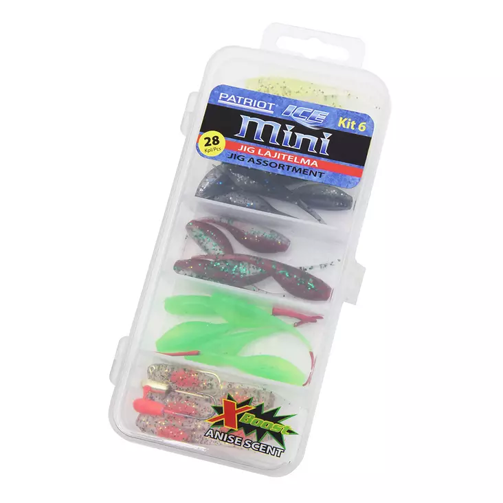 Patriot Ice Mini pilkkijigilajitelma 28kpl 06 - Jigit - 6417512540940 - 1