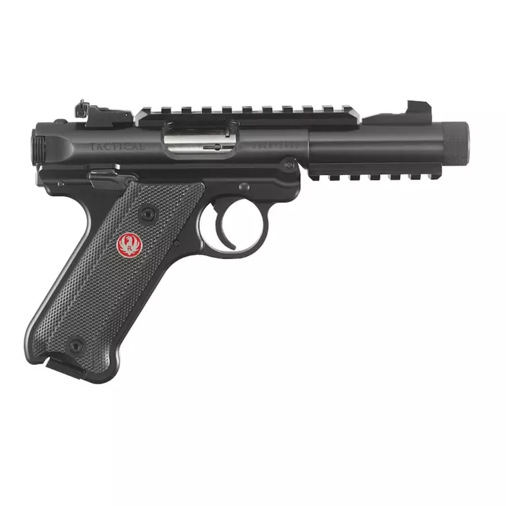 Ruger MKIV Tactical .22 LR 4,4" kierre ½"-28, 2 lipasta (10ptr) TT3 - Käsiaseet - 055030 - 1