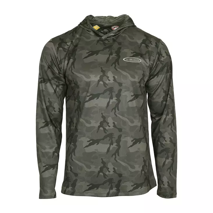 Vision Bamboo Bug UV Hoodie Camo - Perhokalastajan tarvikkeet - 6417512849630 - 1
