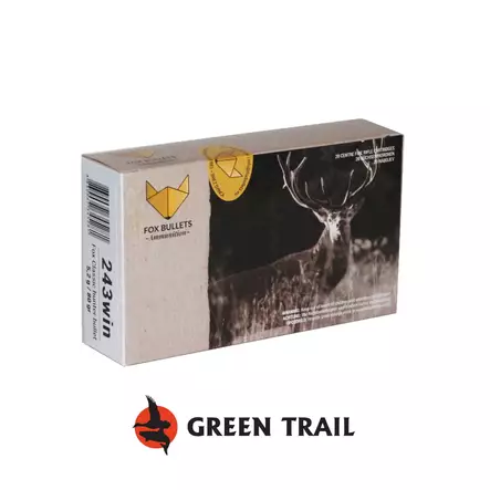 Fox Bullets Classic Hunter 243win 80gr/5,2g 20kpl Lyijytön metsästyspatruuna - Kiväärit .222-.243 - 3830067345281 - 1