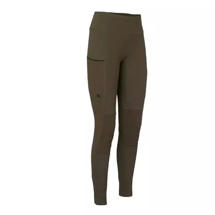 Active Hunter Tights Ws Night Green -naisten metsästyshousu - Vihreät / Ruskeat housut - 6438347061301 - 1