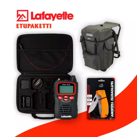 Lafayette Smart+ 70 VHF -puhelin ETUPAKETTI - Radiopuhelimet - 3950001299811 - 2