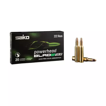 Sako Powerhead Blade Solid 2,6g/40,1gr 222rem - Kiväärit .222-.243 - 6438053233641 - 1