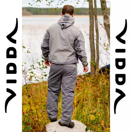 Vidda Frost 2-osainen kuoripuku - Harmaa - Kalastajan pukeutuminen - 6430024970531 - 2