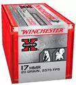 Winchester JHP .17hmr 20grains 50kpl 724 m/s - Pienoiskiväärin kaliiperi 17 HMR - 020892102521 - 2