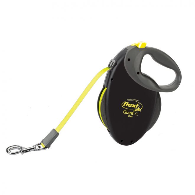 Flexi Giant XL 8m musta neon - Koiran talutushihnat - 4000498002551 - 2