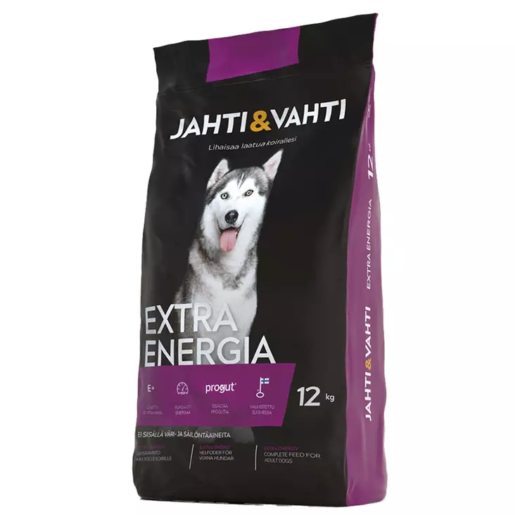 Jahti&Vahti Extra Energia 12kg koiranruoka - Koiran kuivaruoka - 6417679047771 - 1