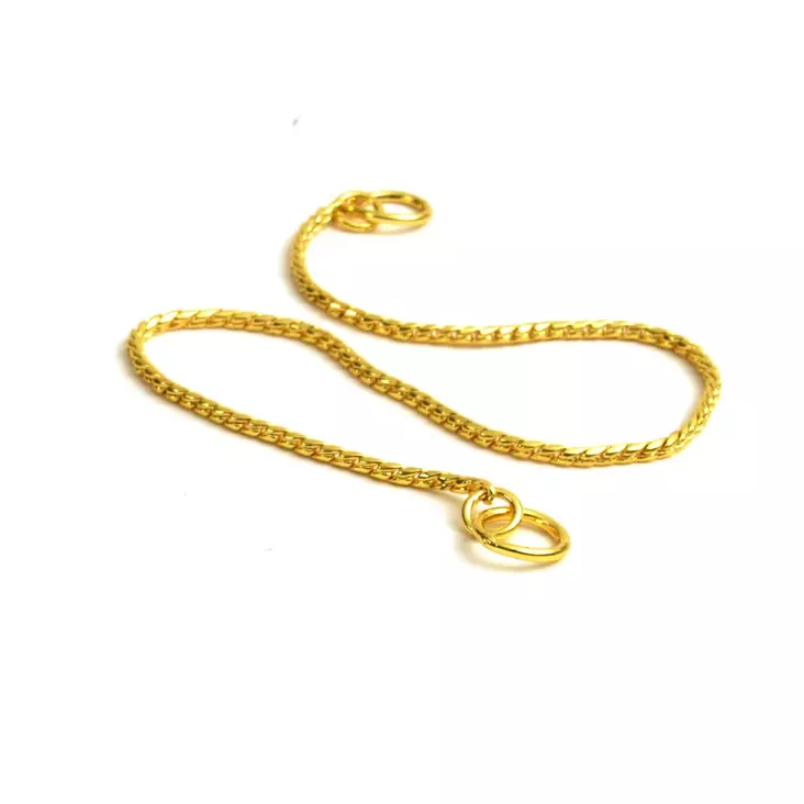 Jokke Snake kullattu 3,5mm -näyttelypanta - Koiran pannat ja valjaat - 3950001288631 - 1