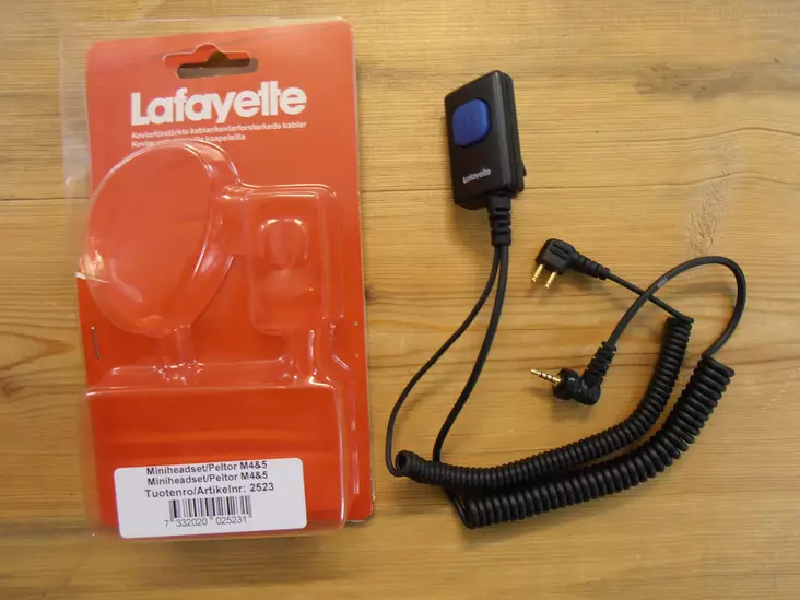 Lafayette Välijohto Peltoriin, Monofoni - Radiopuhelintarvikkeet - 7332020025231 - 1