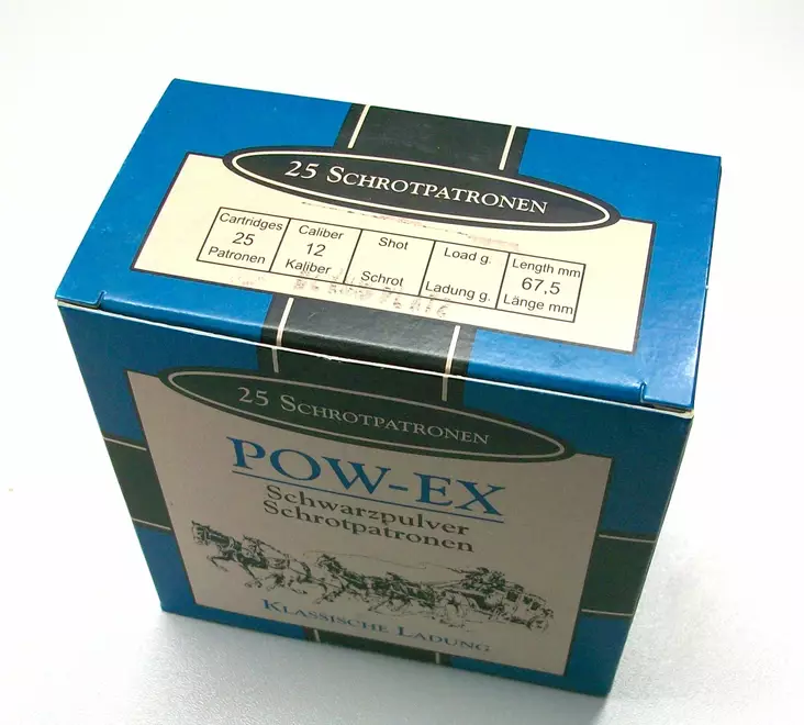 Pow-Ex Mustaruutipatruuna 12/67,5 29,5g 3,5mm 25kpl - Haulikon kaliiperi 12/70 - 3216549871 - 1