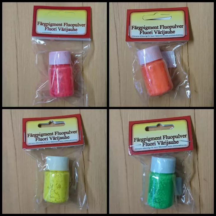 Wiggler Fluori Värijauhe Pilkkeihin - Kalastajan työkalut ja tarvikkeet - 3950001247461 - 1