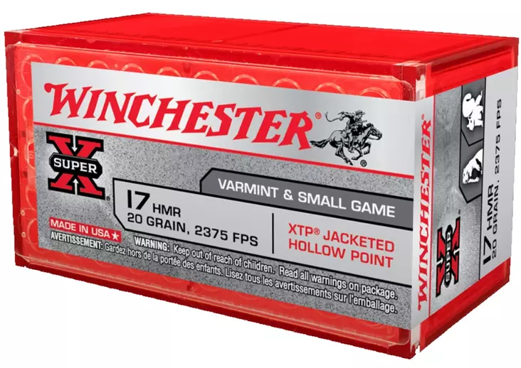 Winchester JHP .17hmr 20grains 50kpl 724 m/s - Pienoiskiväärin kaliiperi 17 HMR - 020892102521 - 1