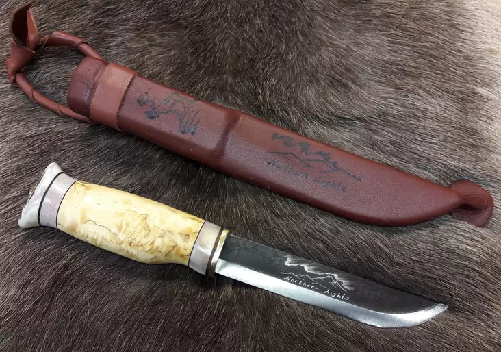 Wood Jewel Northern Lights 23N -puukko - Puukot ja veitset - 3950001278441 - 1