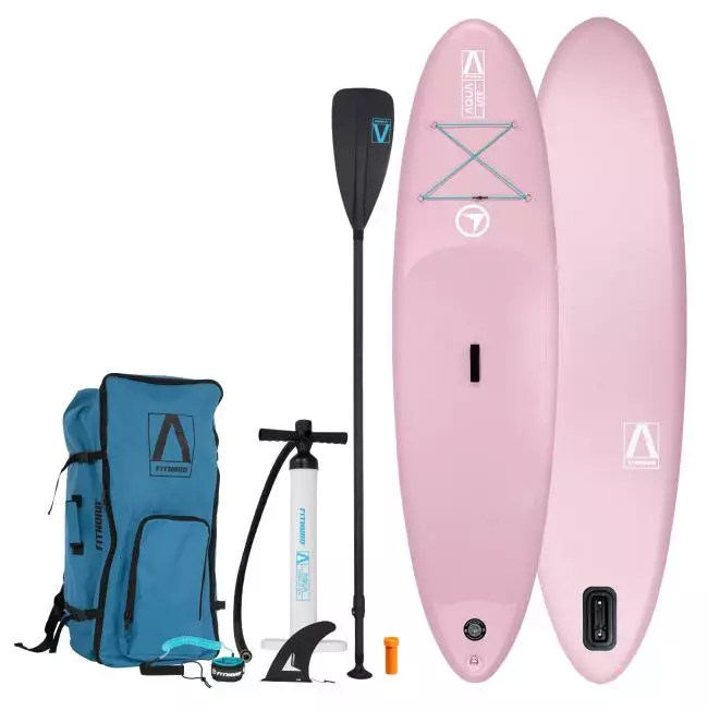 FitNord Aqua Lite SUP-lautasetti, vaaleanpunainen (kantavuus 110 kg) G2 - SUP-laudat - KK1002871 - 1