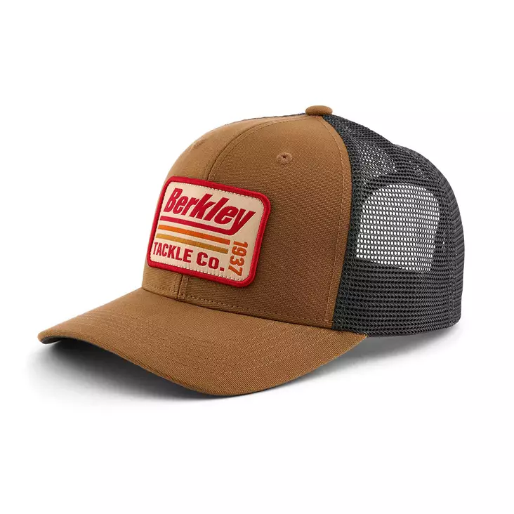 Berkley Striper Trucker Cap Brown Charcoal -lippis - Hatut - 028632031971 - 2