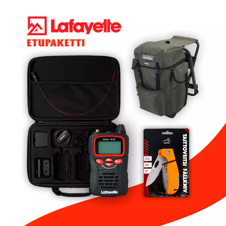 Lafayette Smart+ 70 VHF -puhelin ETUPAKETTI - Radiopuhelimet - 3950001299811 - 2