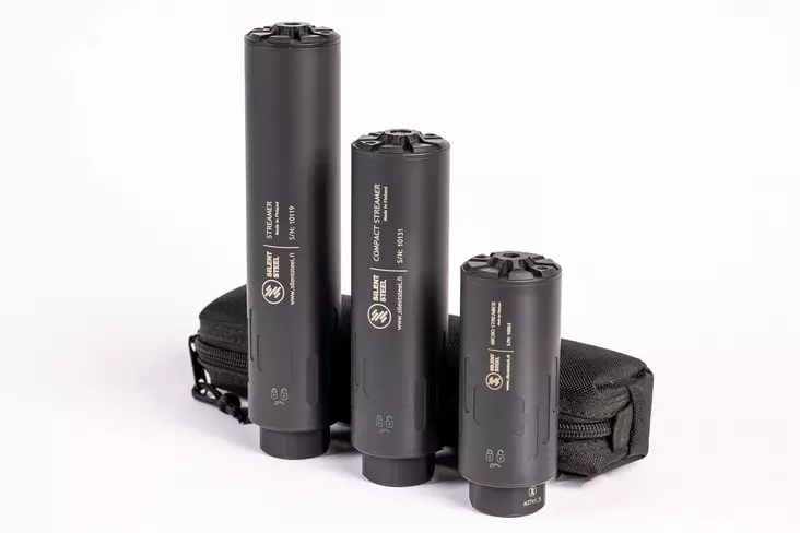 Silent Steel Compact Baffle Streamer - Äänenvaimentajat - 3950001295691 - 1