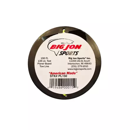 Big Jon 150ft 135lb -plaanarinaru - Plaanarit ja tarvikkeet - 019486000152 - 1